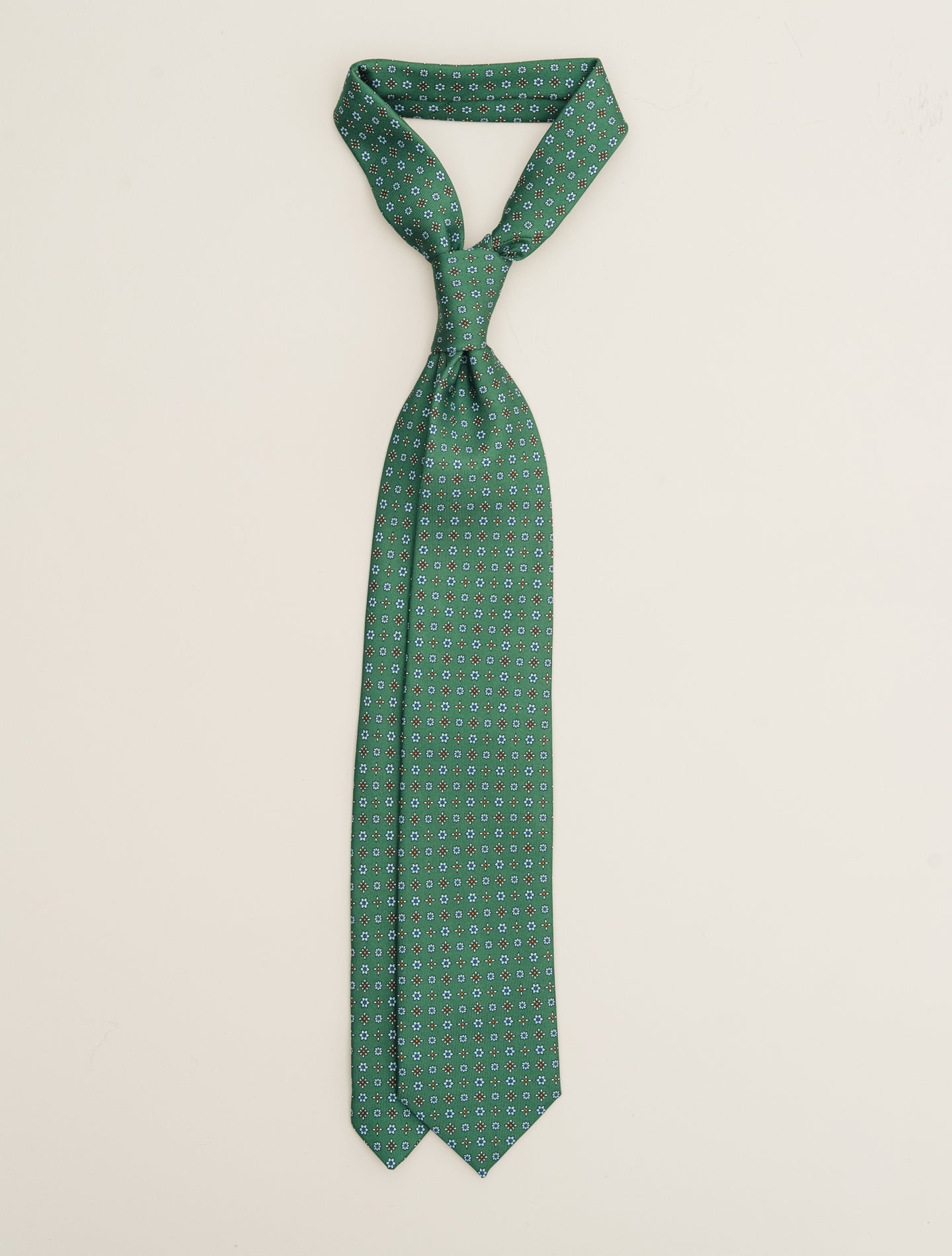 Printed Silk Tie Green Marinella Ties One Size