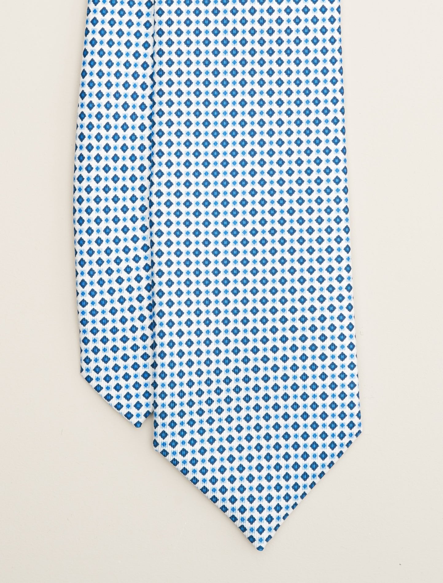 Printed Silk Tie White Marinella Ties One Size