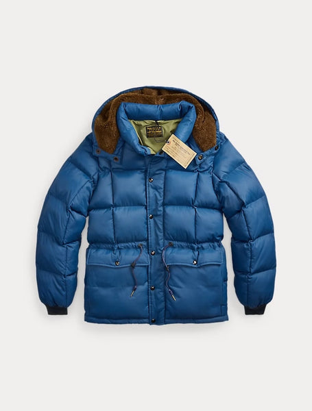 RRL ダウンジャケット S quilted-ripstop-hooded-jacket-