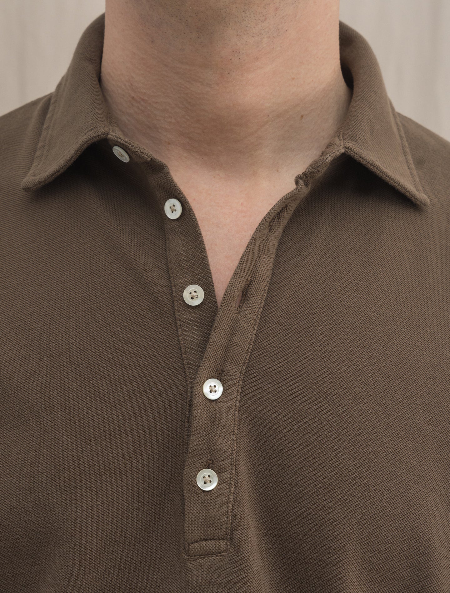 Raya Cotton Polo Shirt Brown Massimo Alba Polo shirts S