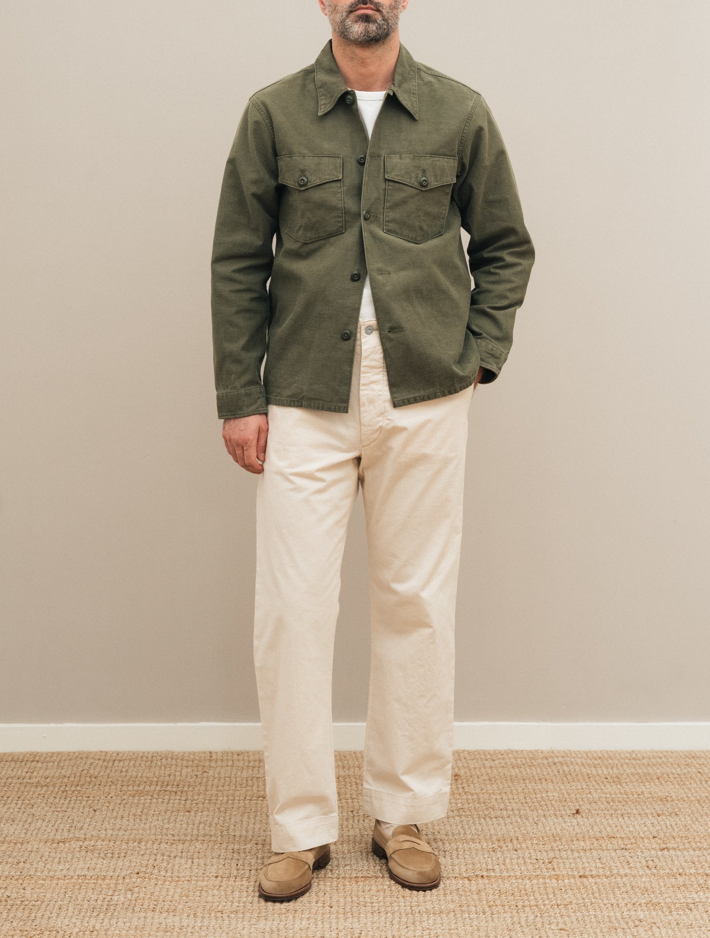 Regiment Overshirt Sport New Olive RRL Overshirts M