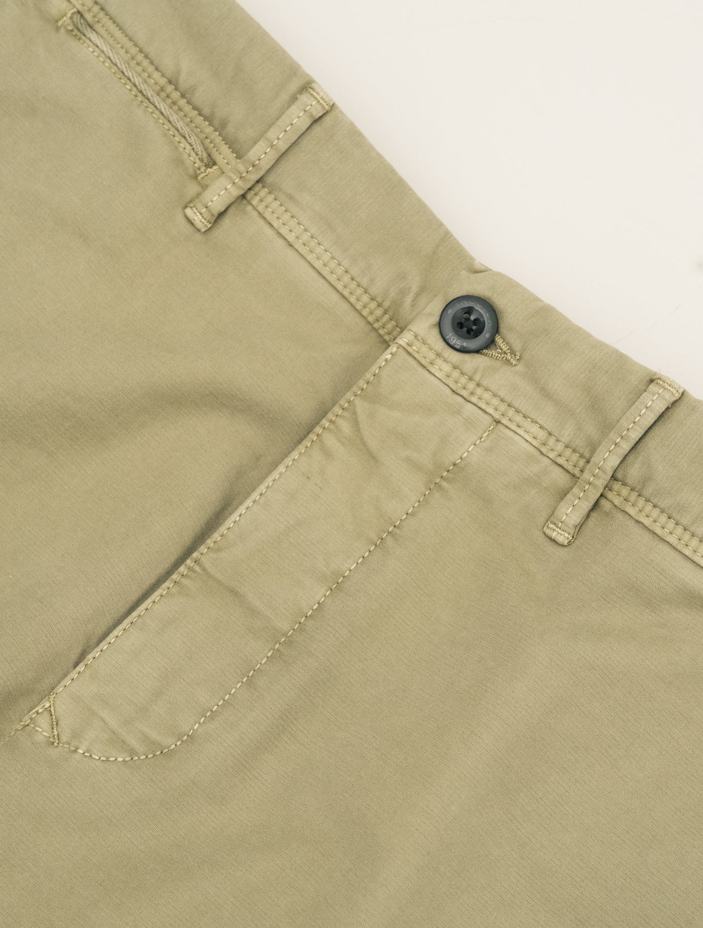 Regular Fit Cotton Short Green Incotex Shorts 31