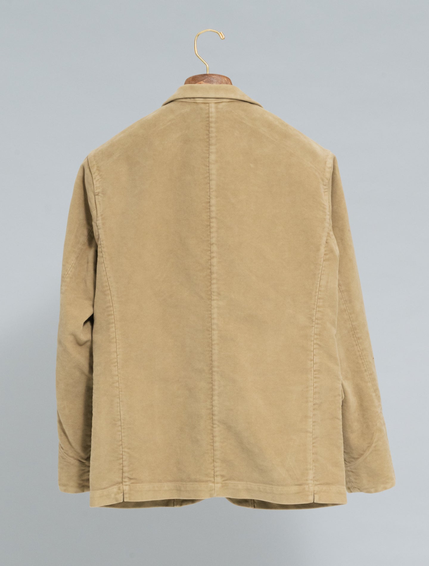 Roma Moleskin Jacket Beige Finamore Jackets 48