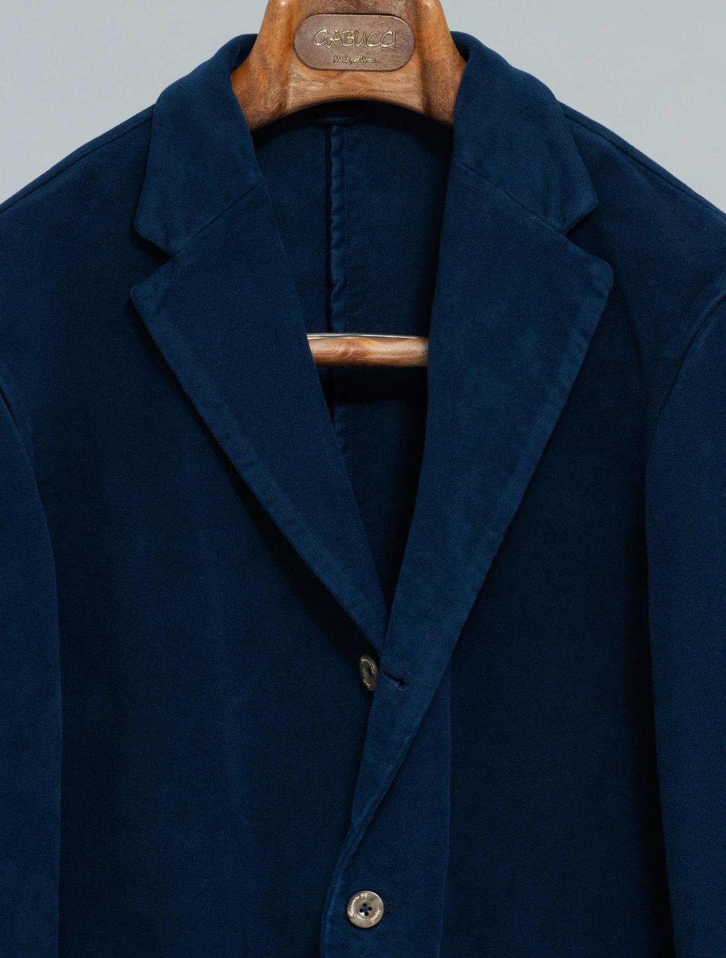 Roma Moleskin Jacket Navy Finamore Jackets 48