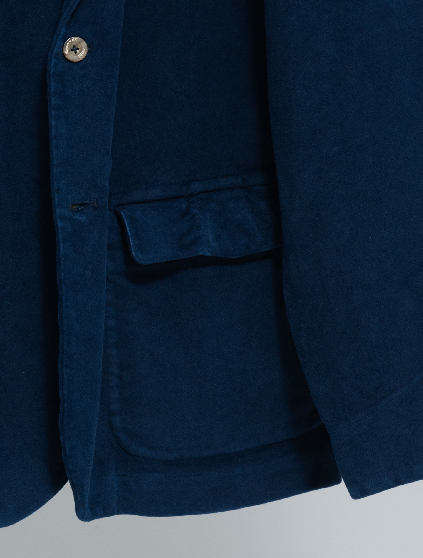 Roma Moleskin Jacket Navy Finamore Jackets 48