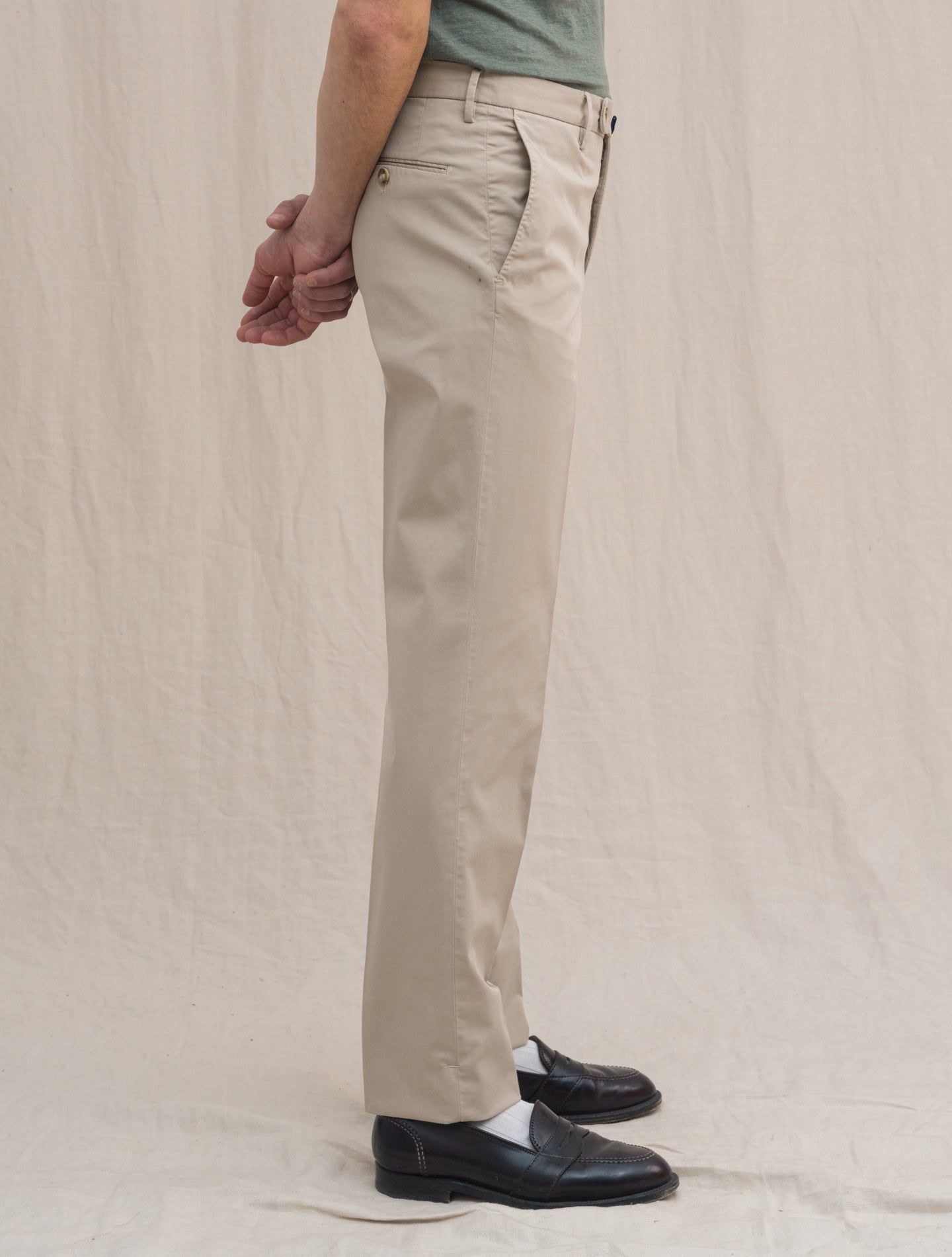 Royal Batavia Cotton Regular Fit Chinos Beige | Gabucci