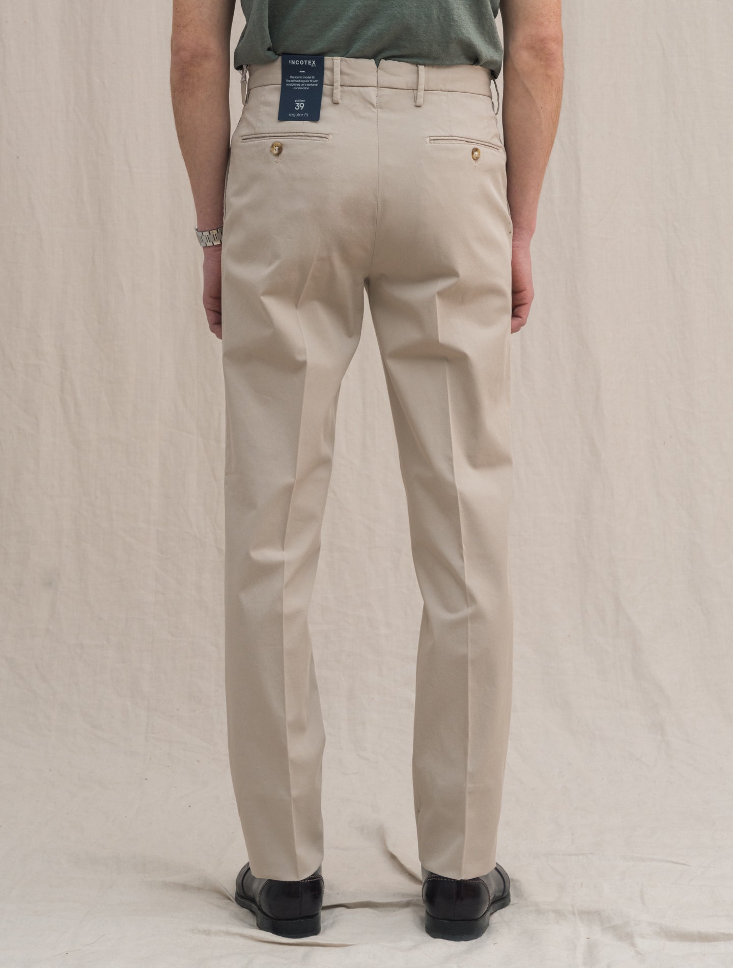 Royal Batavia Cotton Regular Fit Chinos Beige | Gabucci