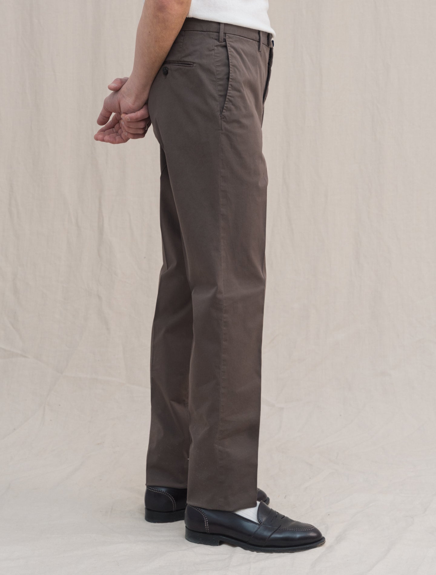 Royal Batavia Cotton Regular Fit Chinos Brown | Gabucci