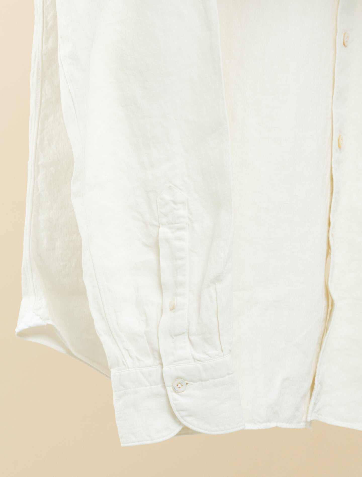 Salina Linen Overshirt Light Sand Finamore Shirts S