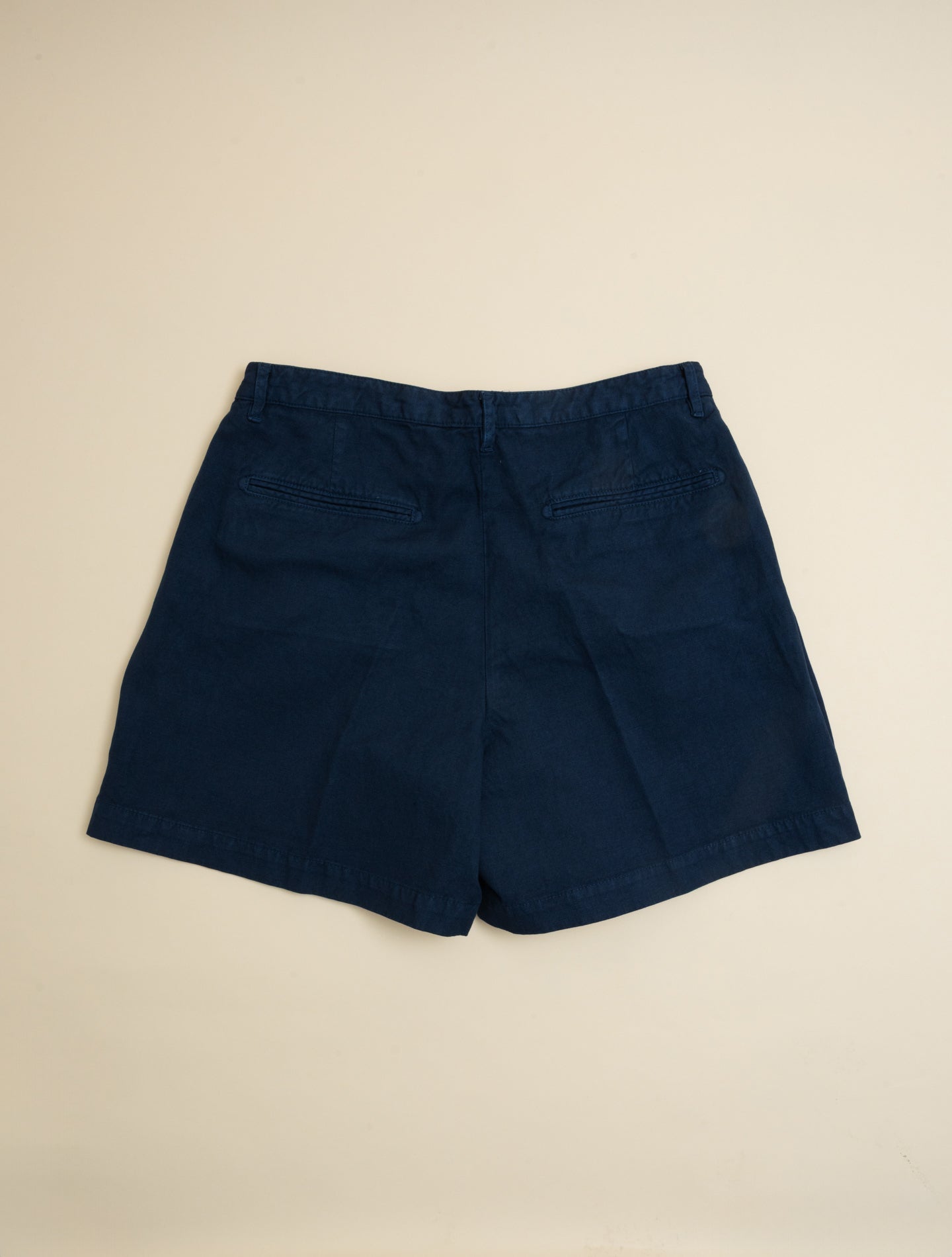 Sardina Cotton Linen Shorts Midnight Blue Massimo Alba Shorts IT 38