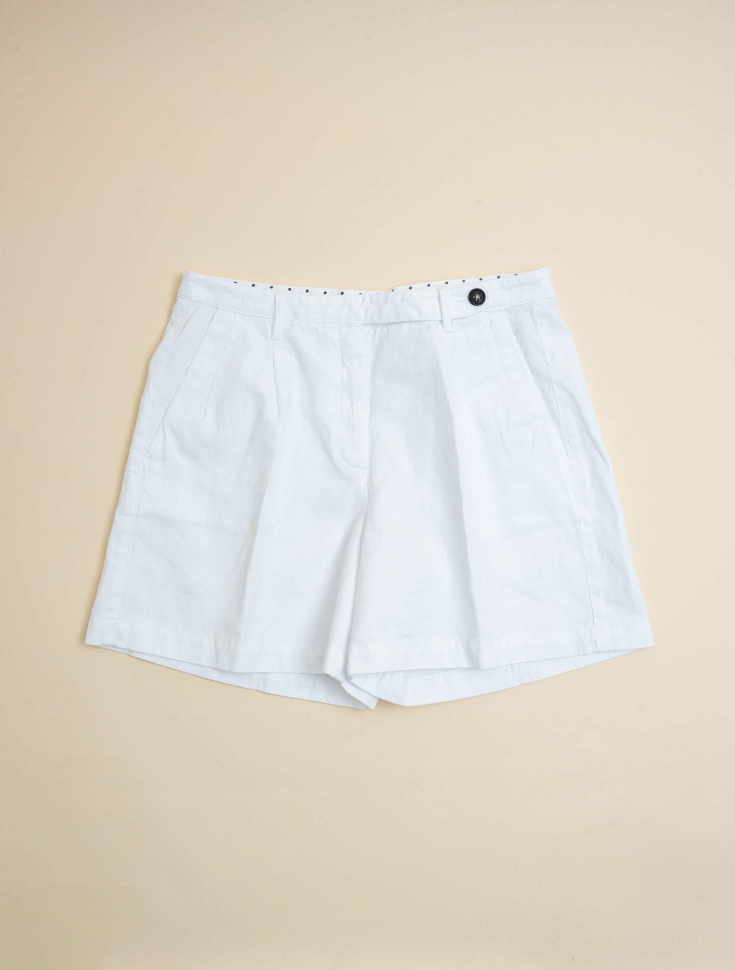 Sardina Cotton Linen Shorts White Massimo Alba Shorts IT 38