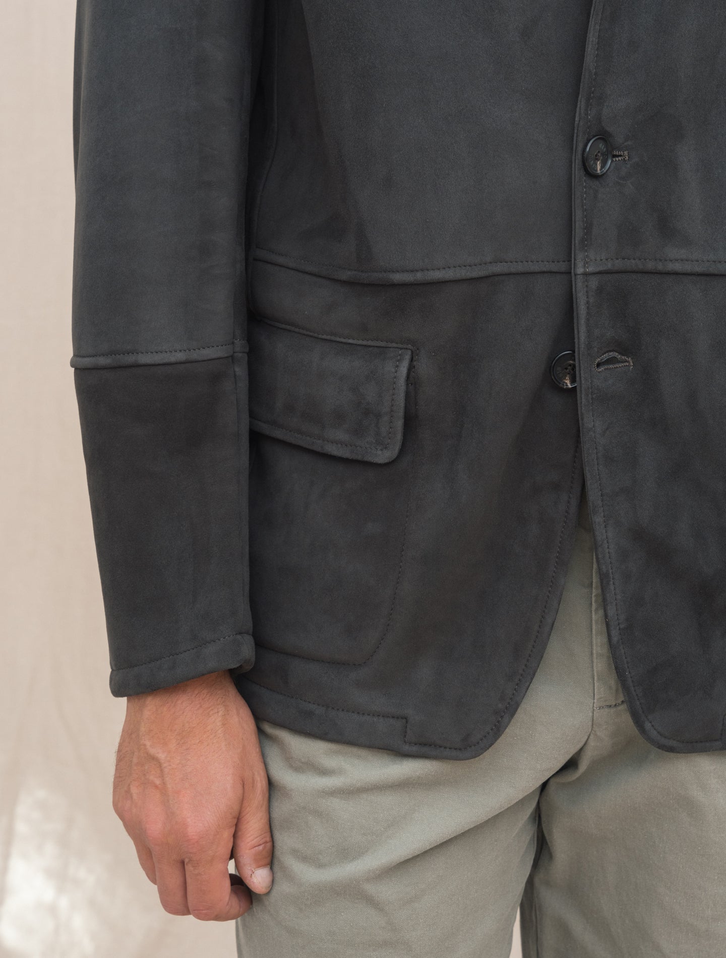 Sherling Jacket Brown Manto Outerwear 50