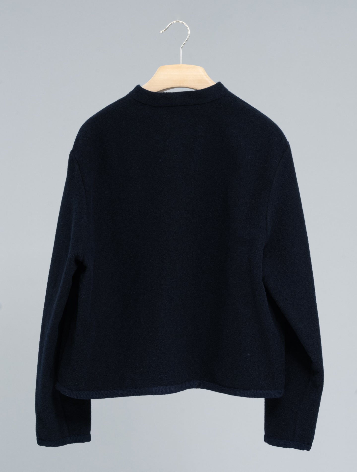 Short Wool Cardigan Jacket Navy Aspesi Jackets IT 38