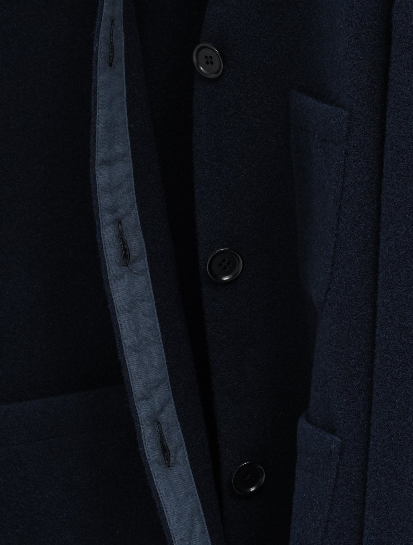 Short Wool Cardigan Jacket Navy Aspesi Jackets IT 38