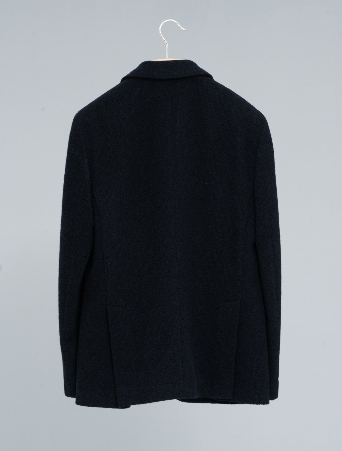 Single Breasted Boucle Jacket Navy Lardini Jackets IT 40