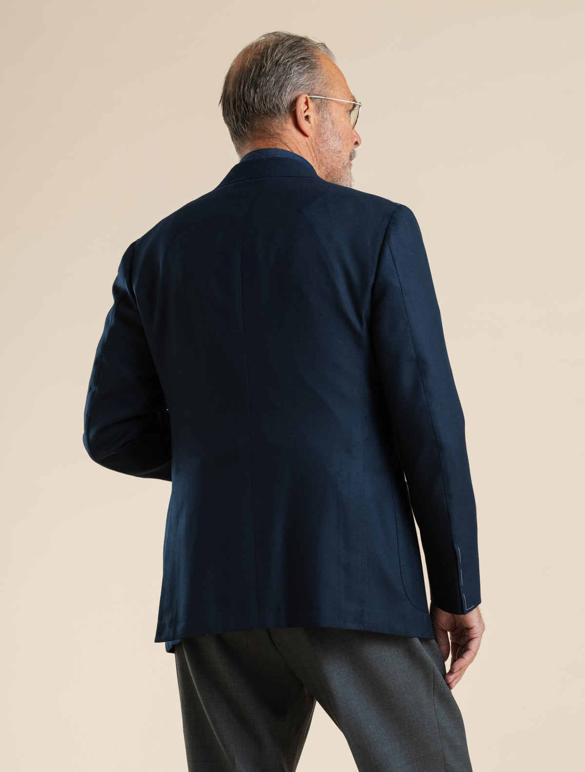 Single Breasted Cashmere Jacket Navy Cesare Attolini Jackets 48