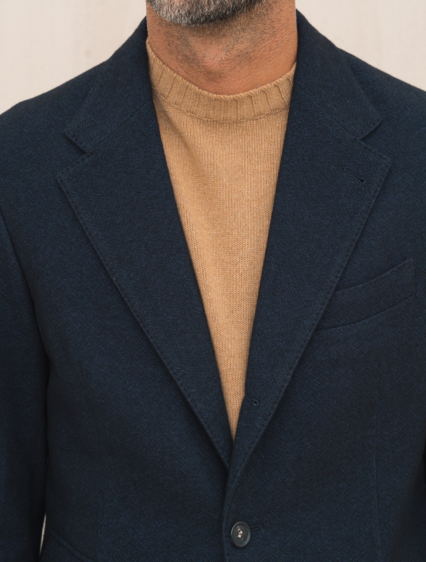 Single Breasted Catch2 Wool Cotton Jacket Blue Massimo Alba Jackets Gabucci