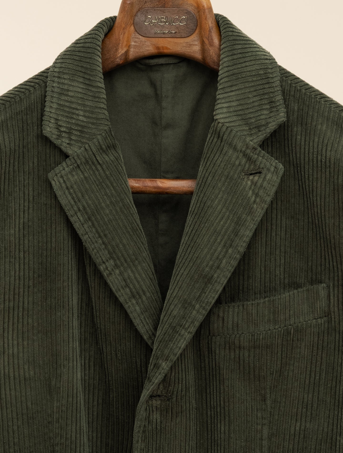 Single Breasted Corduroy Jacket Military Aspesi Jackets M