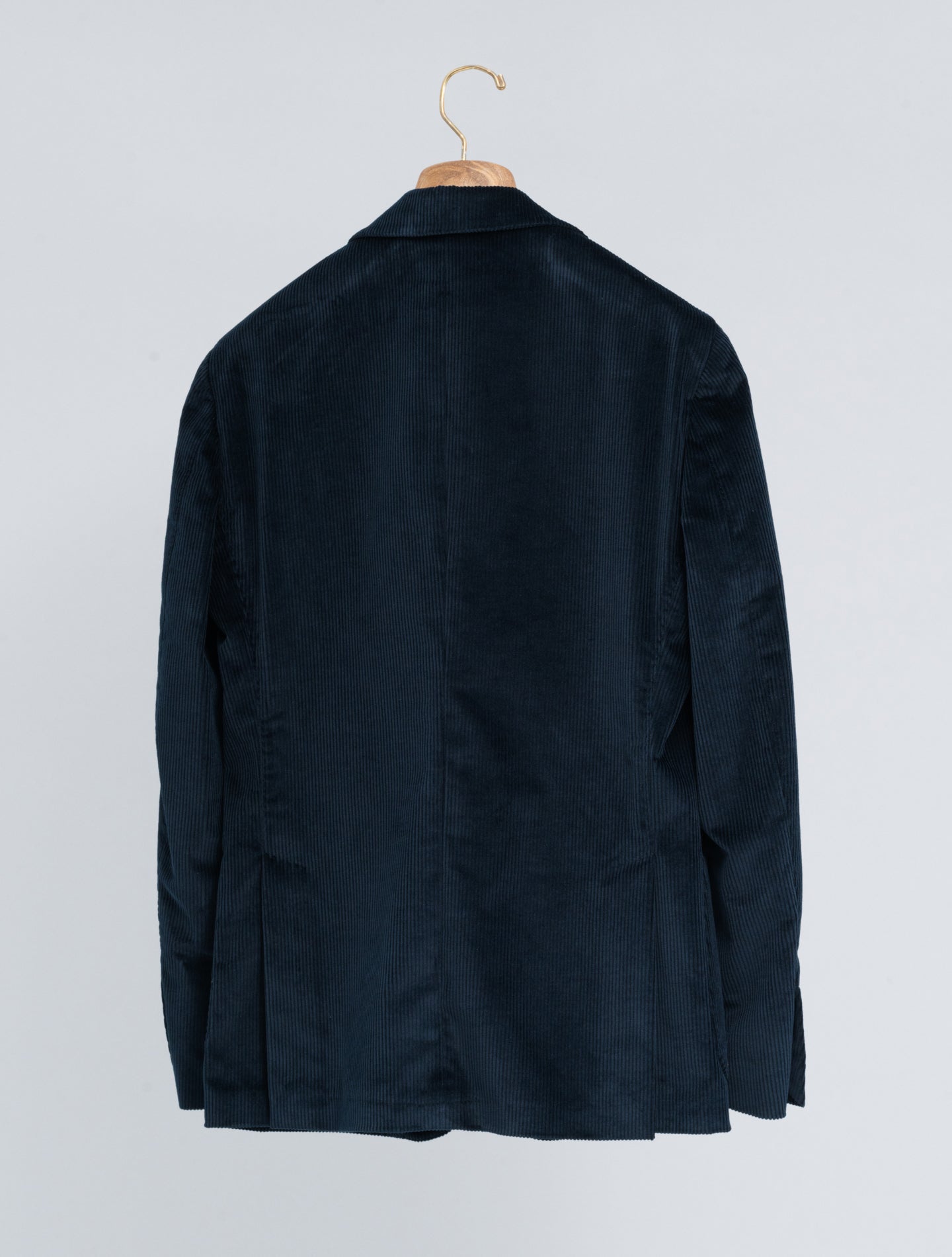 Single Breasted Corduroy Jacket Navy Lardini Jackets 48