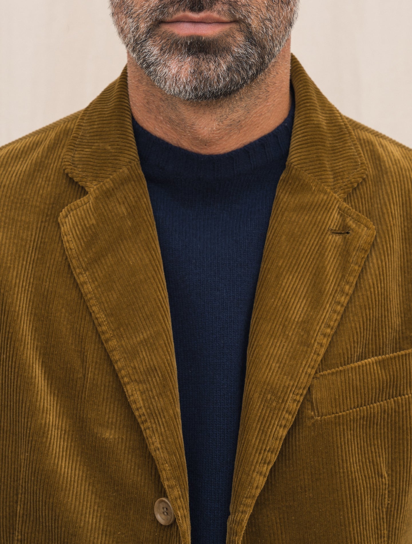 Single Breasted Corduroy Jacket Tabacco Aspesi Jackets Gabucci