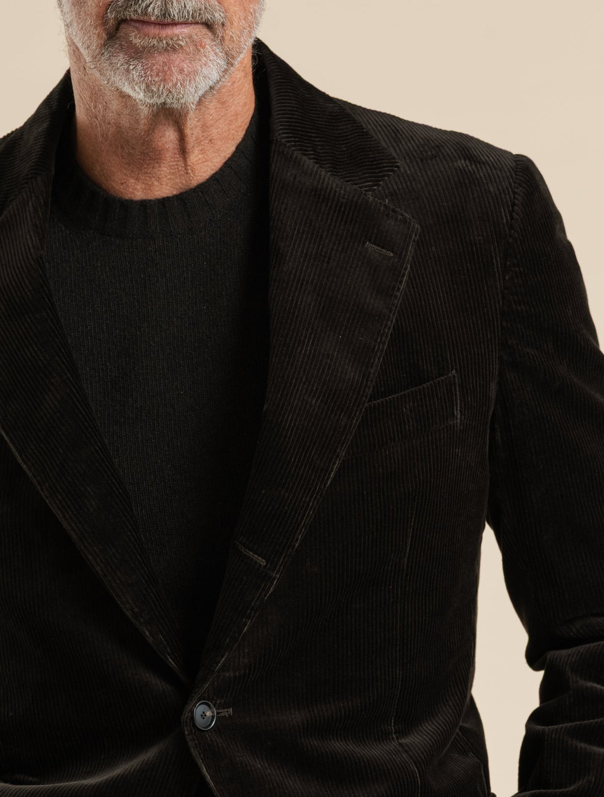 Single Breasted Corduroy Suit Brown Gabucci Suits 48