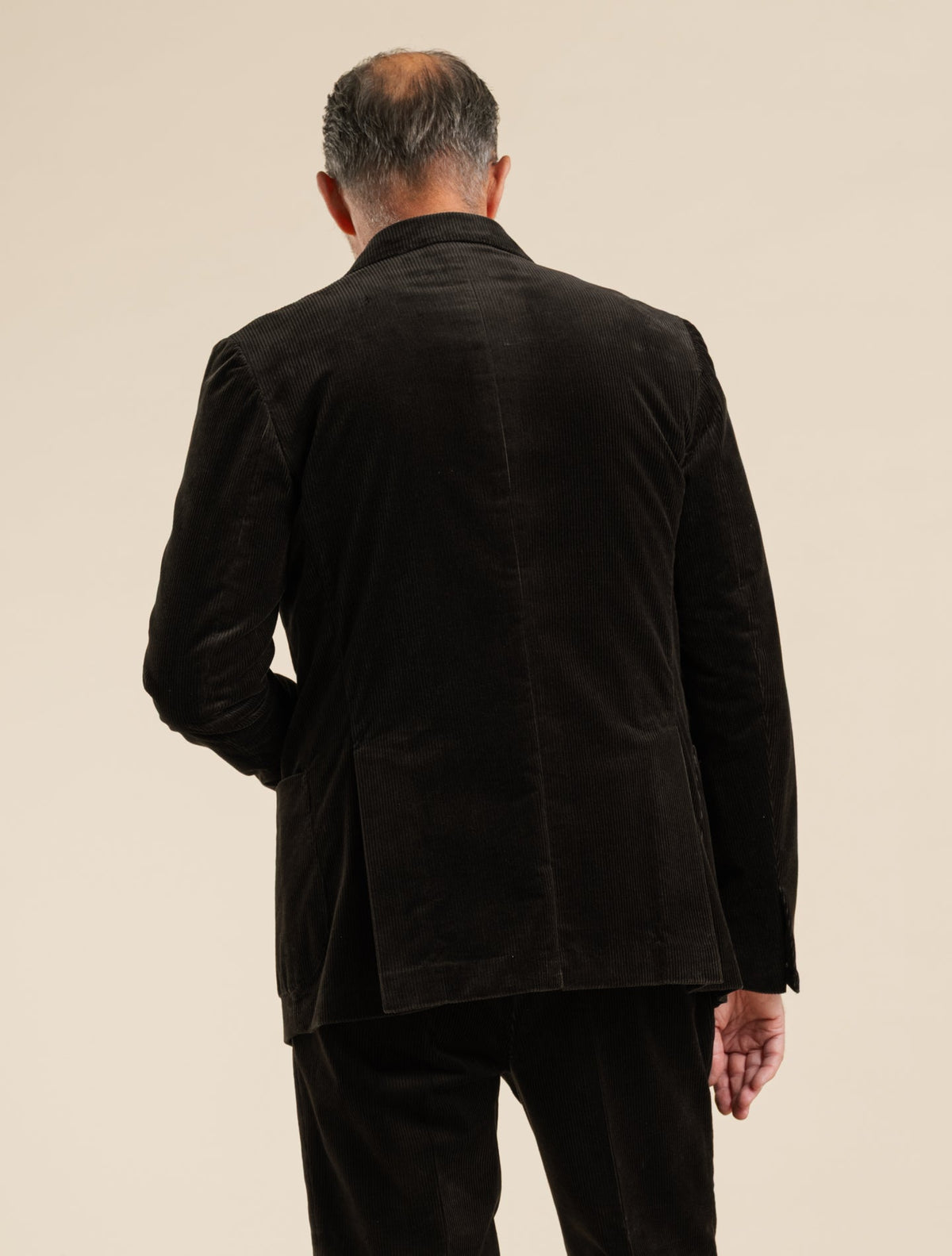 Single Breasted Corduroy Suit Brown Gabucci Suits 48