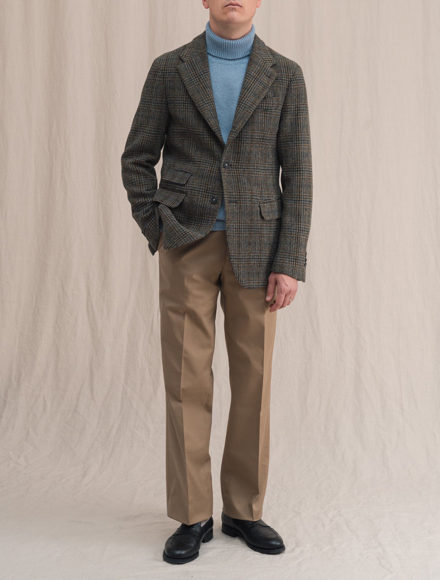 Single Breasted Glencheck Catch2 Jacket Multi Massimo Alba Jackets 48