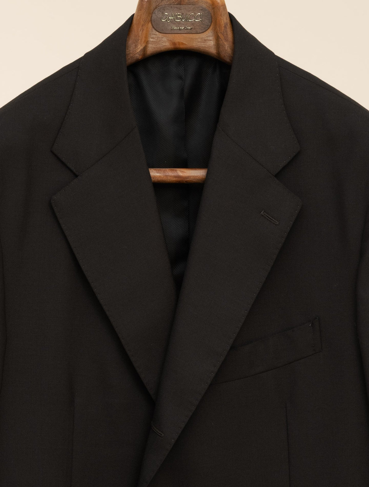 Single Breasted High twist Wool Suit Brown Gabucci Suits 48