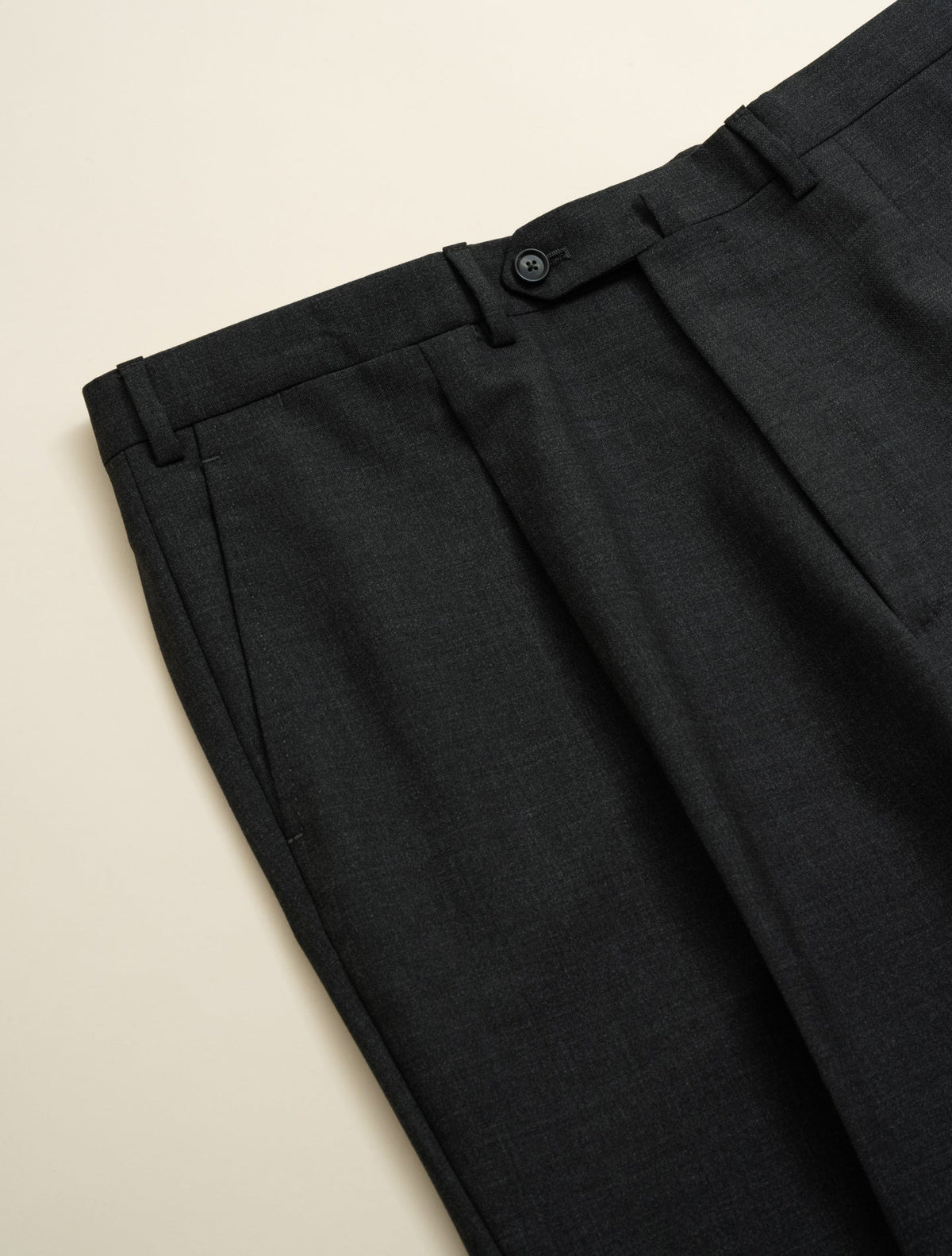 Single Breasted High twist Wool Suit Grey Gabucci Suits 48