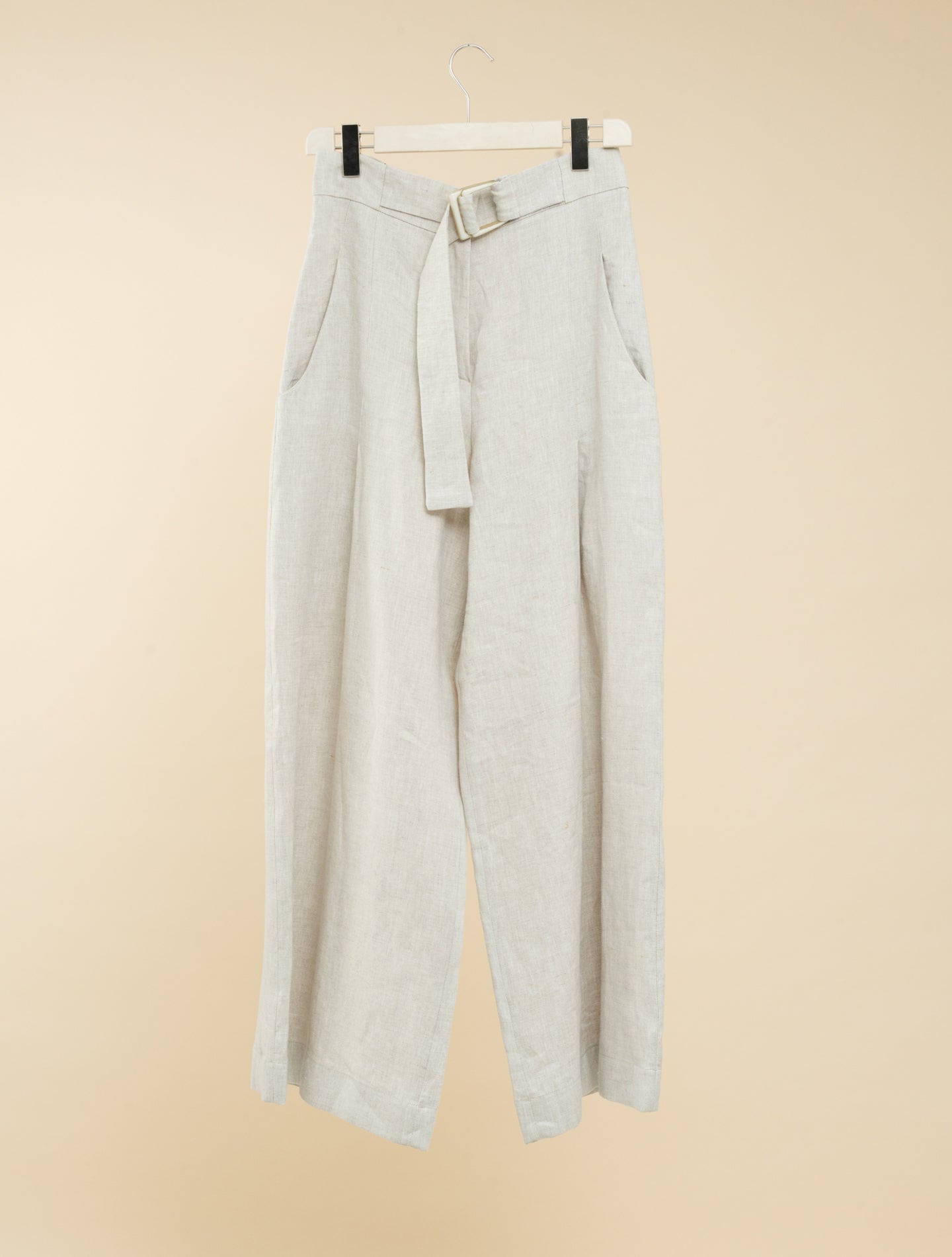 Single Breasted Linen Suit Sand Fedeli Suits IT 40