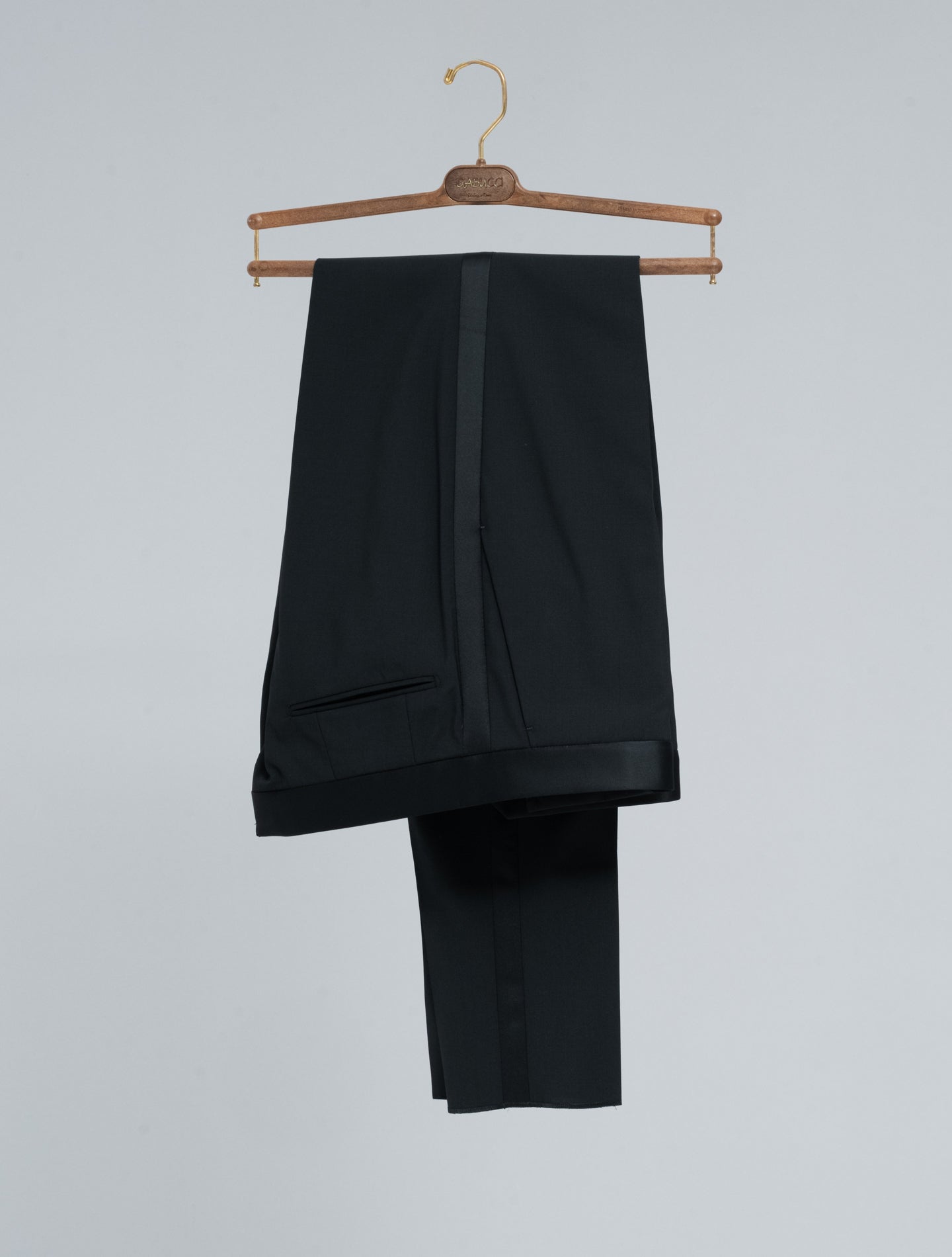Single Breasted Tuxedo Suit Black Lardini Suits 48