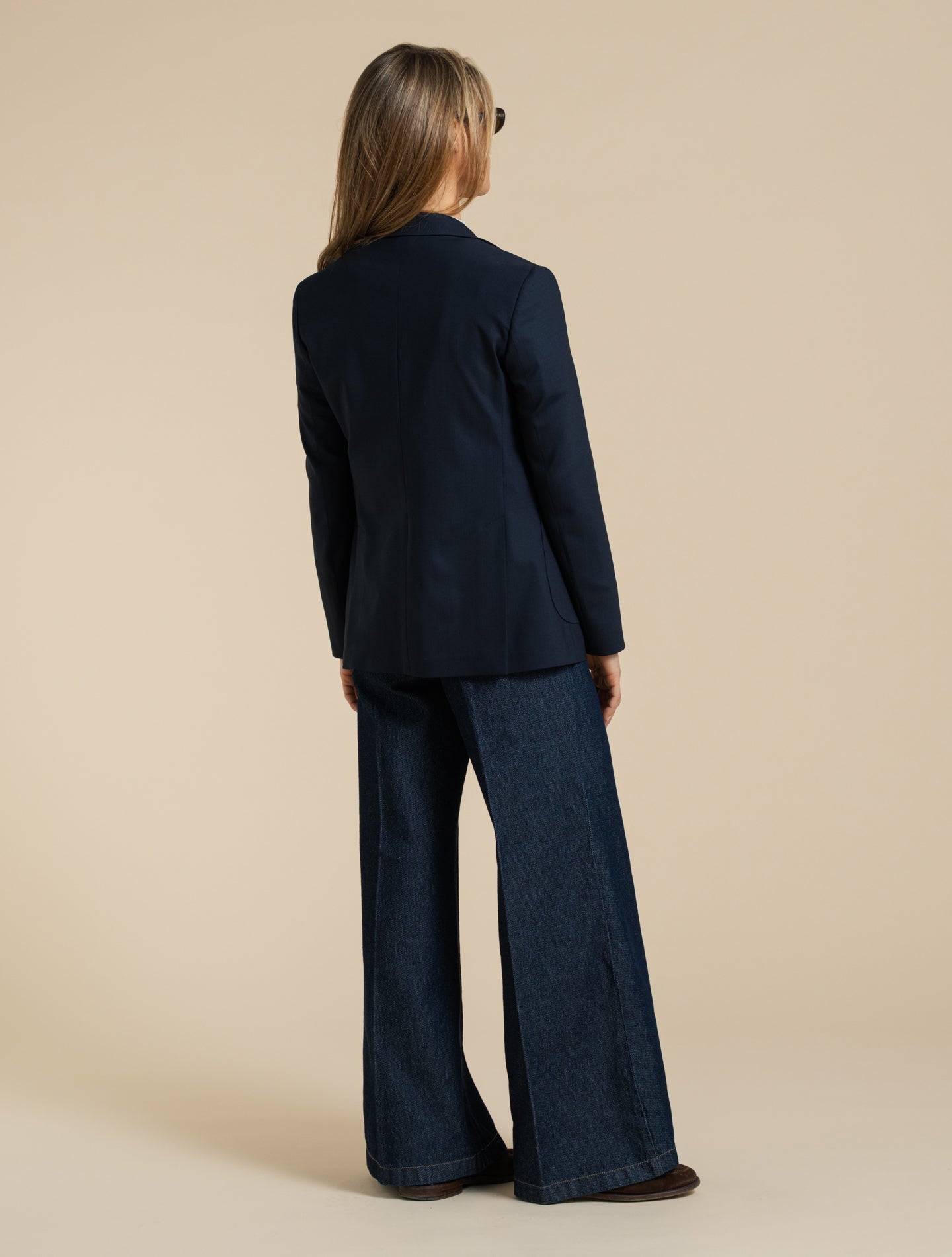 Single Breasted Wool Club Blazer Navy Lardini Jackets IT 38