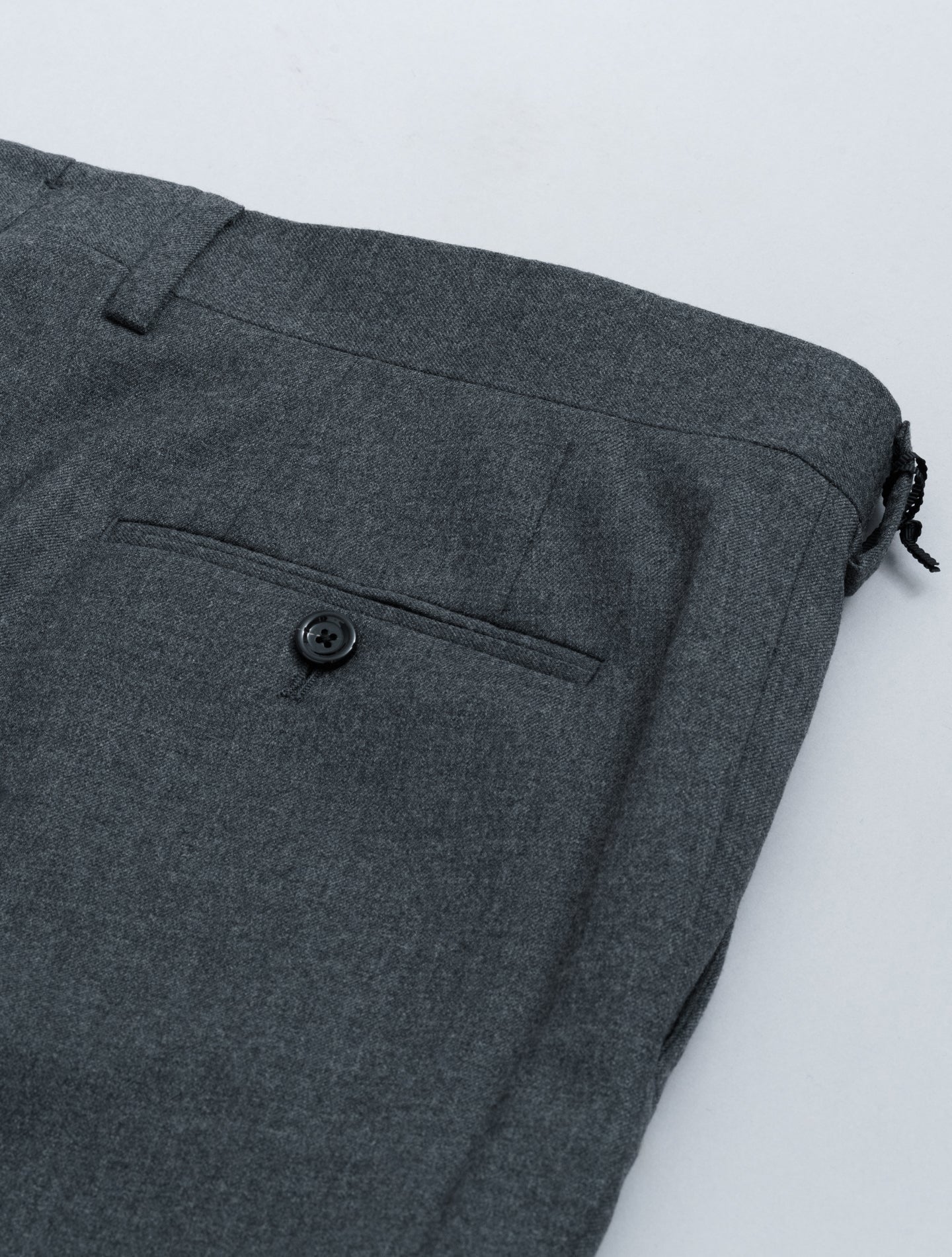 Single Breasted Wool Flannel Suit Grey Lardini Suits 48