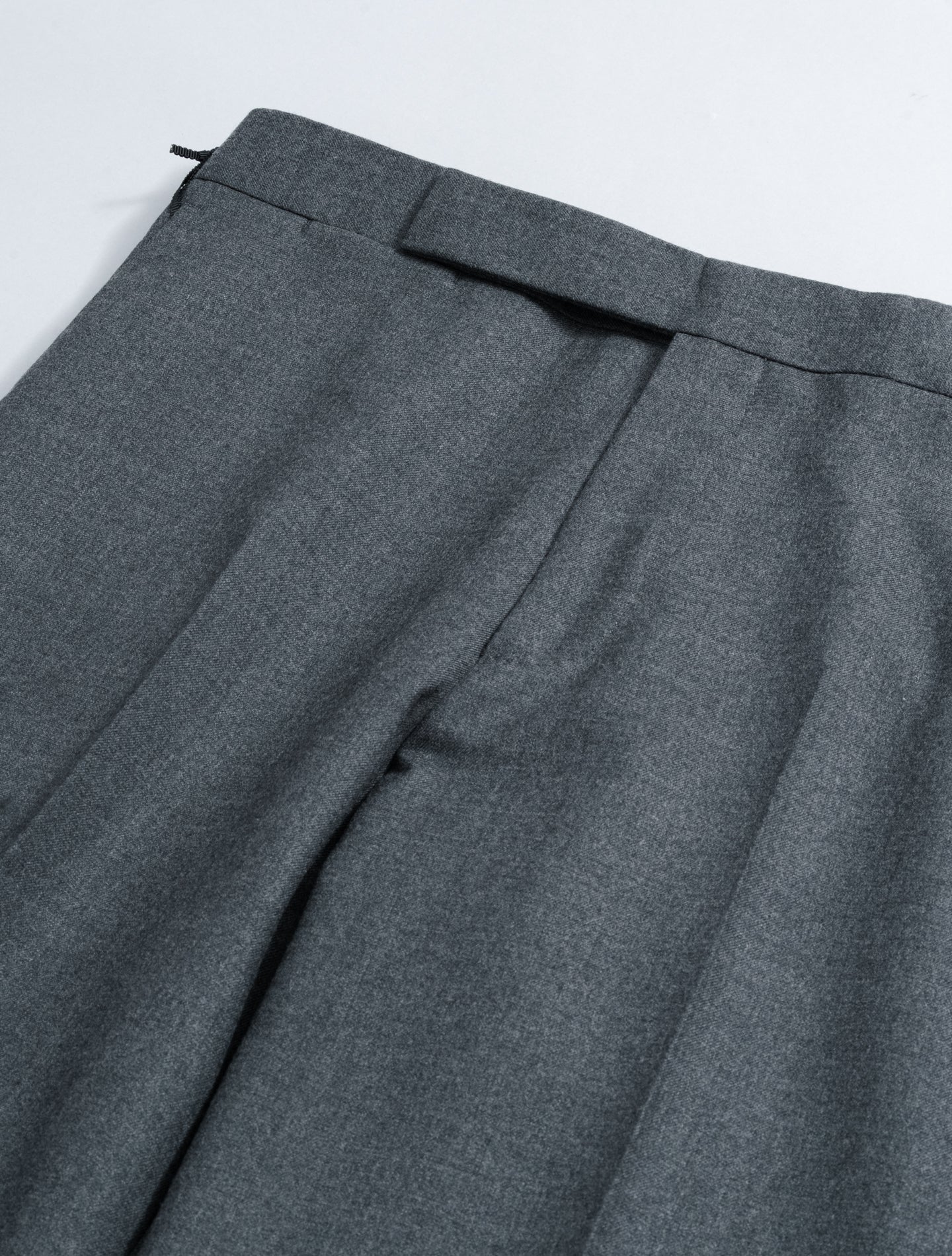Single Breasted Wool Flannel Suit Grey Lardini Suits 48