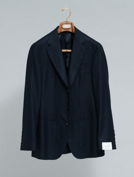 Caruso Jacket Navy | Loro Piana Favola Wool Blend | Gabucci