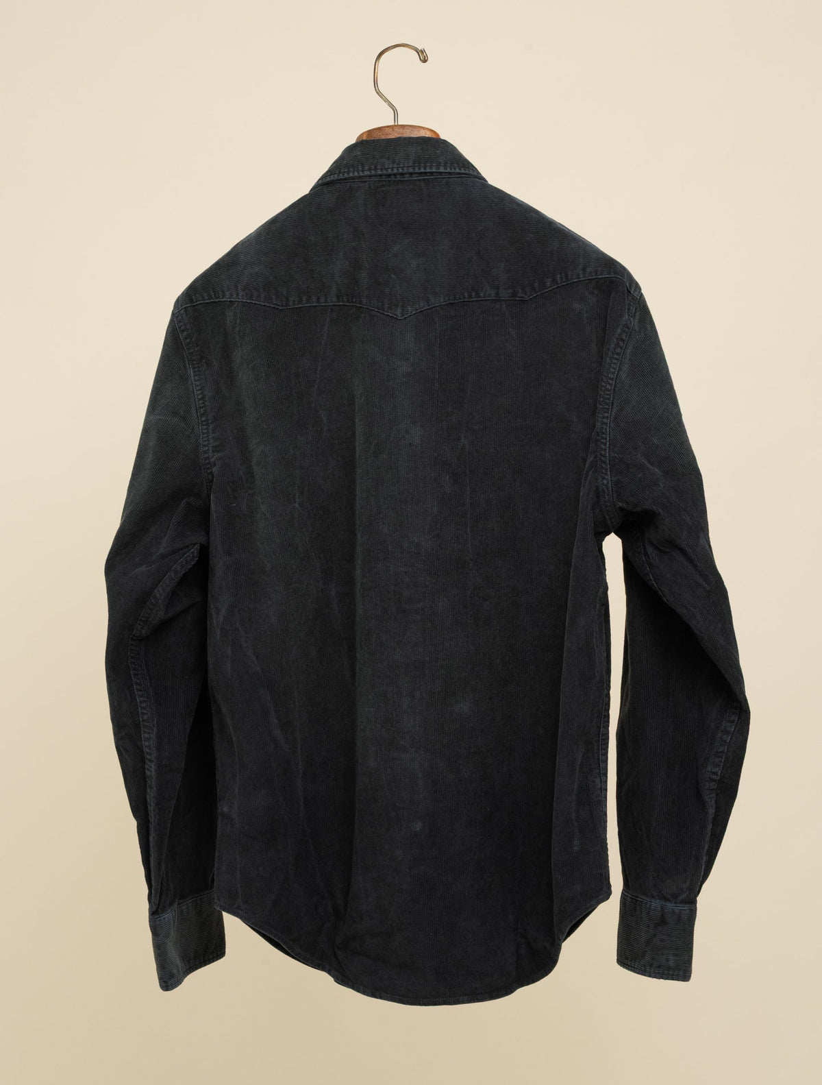 Slim Fit Corduroy Western Shirt Black RRL Shirts M
