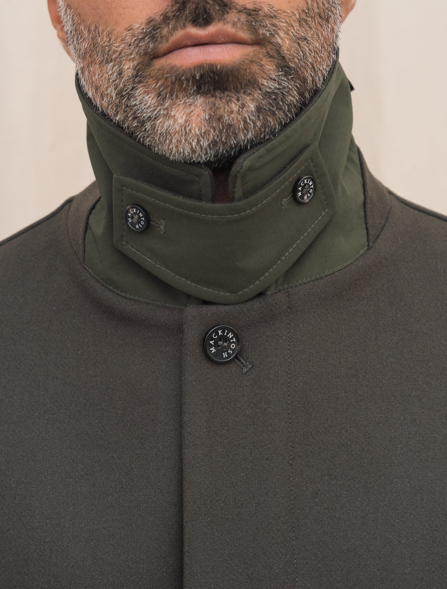 Soho Wool Coat Green Mackintosh Outerwear Gabucci