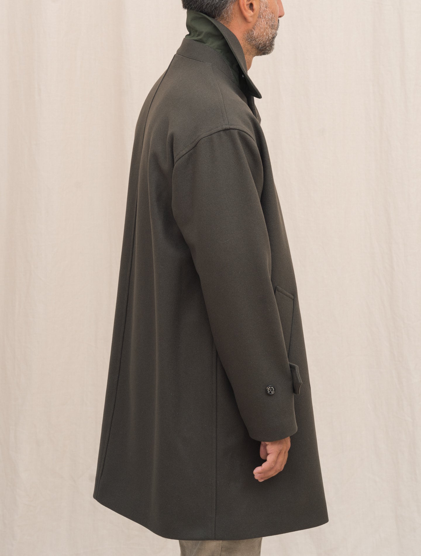 Soho Wool Coat Green Mackintosh Outerwear Gabucci