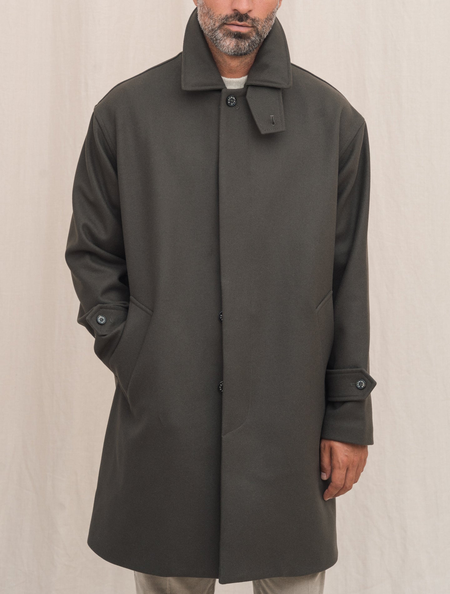 Soho Wool Coat Green Mackintosh Outerwear Gabucci