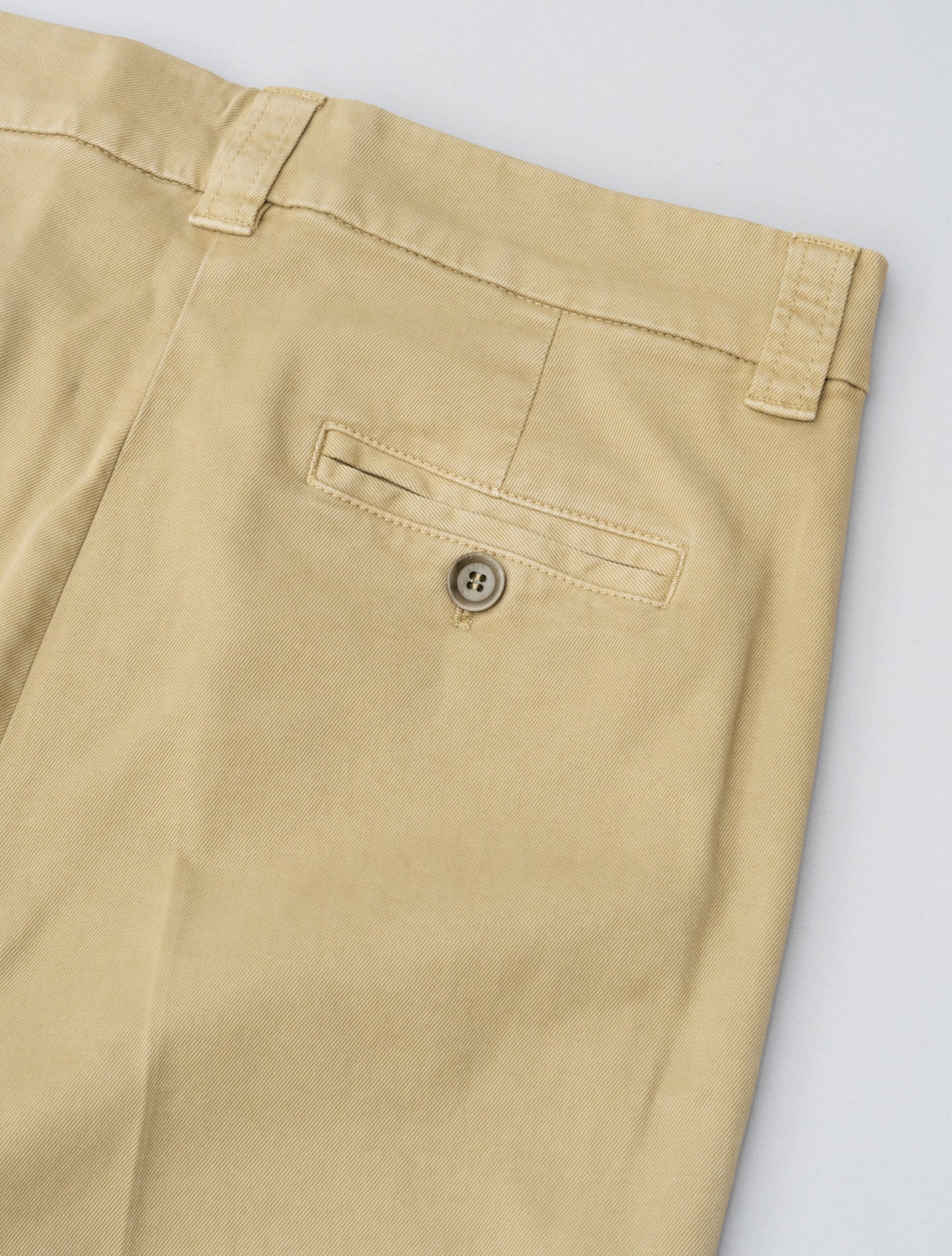 Straight Cotton Trousers Khaki Aspesi Trousers IT 38