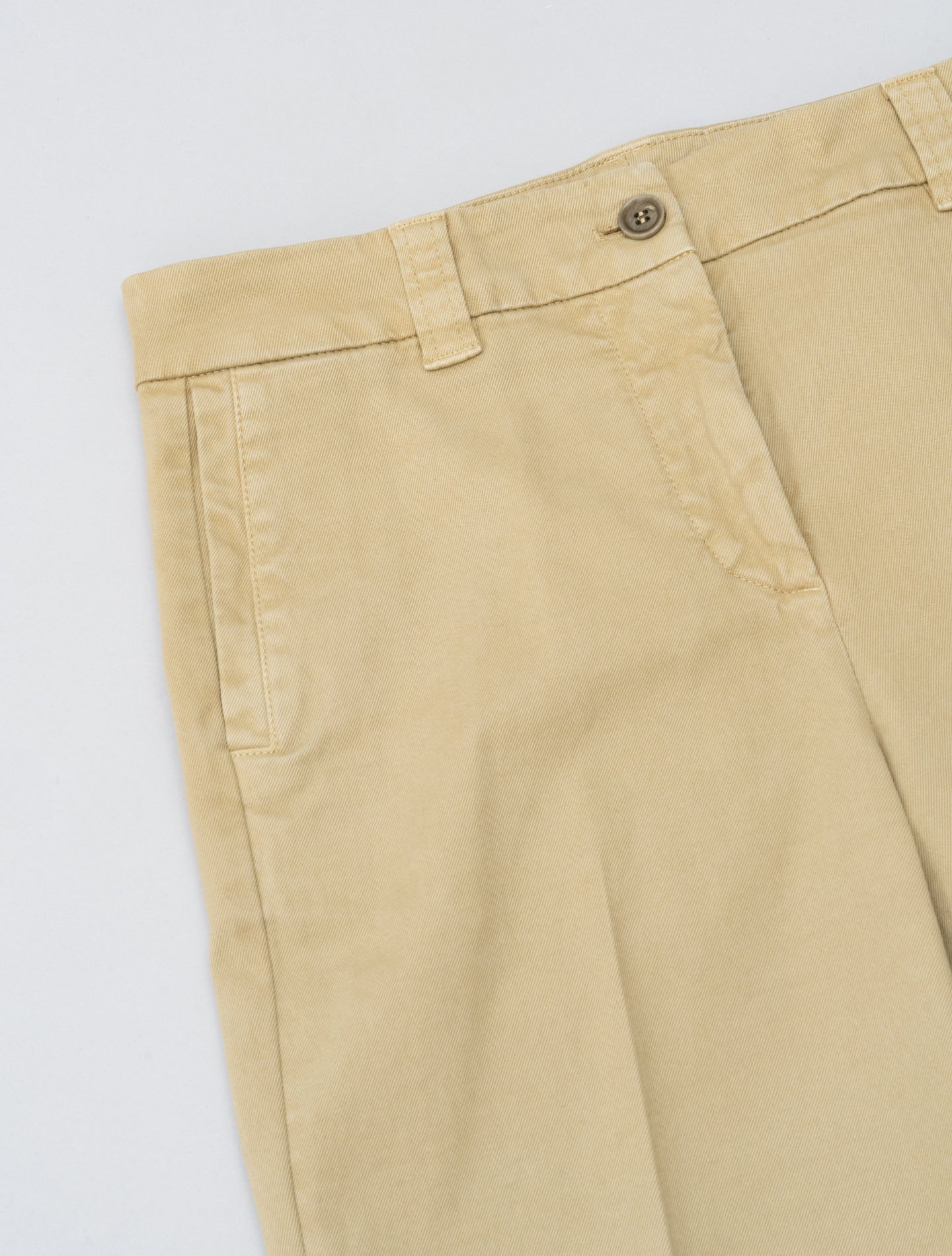 Straight Cotton Trousers Khaki Aspesi Trousers IT 38