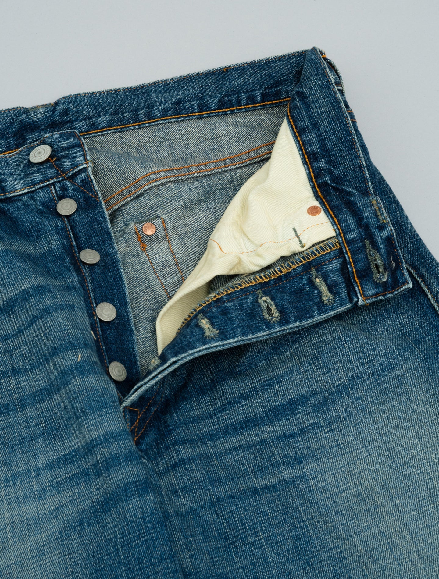 Straight Fit Selvedge Jean Hillsview Wash RRL Jeans 31/34