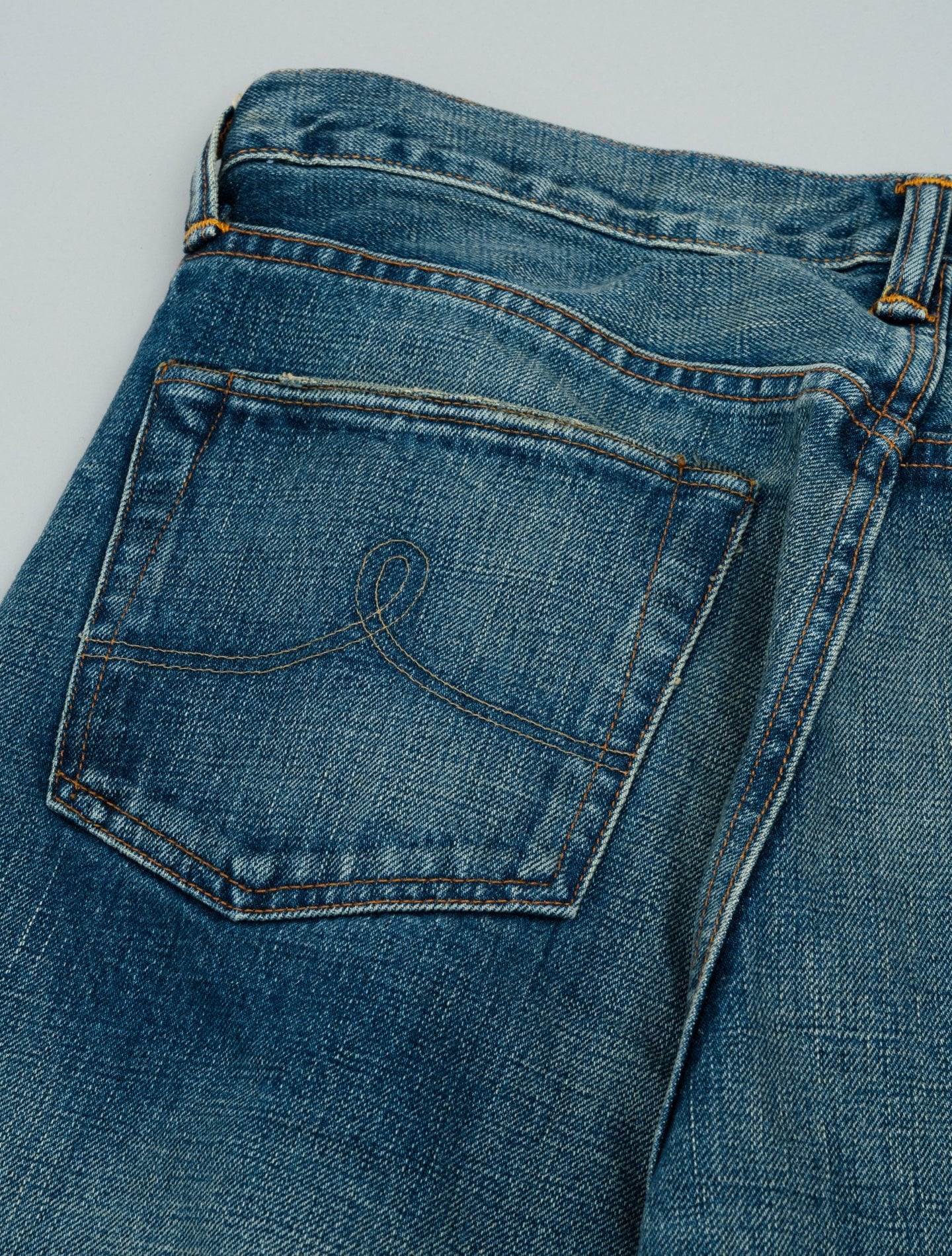 Straight Fit Selvedge Jean Hillsview Wash RRL Jeans 31/34