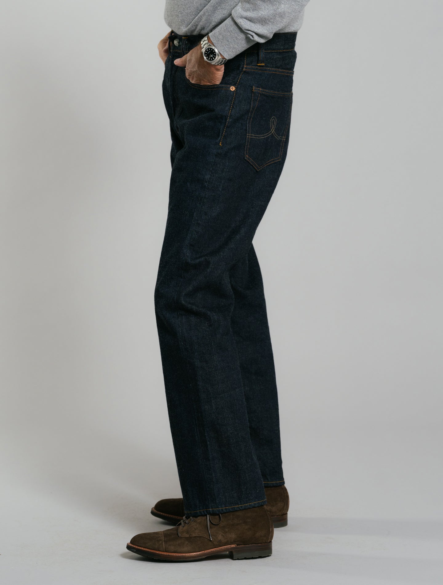 Straight Fit Selvedge Jean Once washed RRL Jeans 30/34
