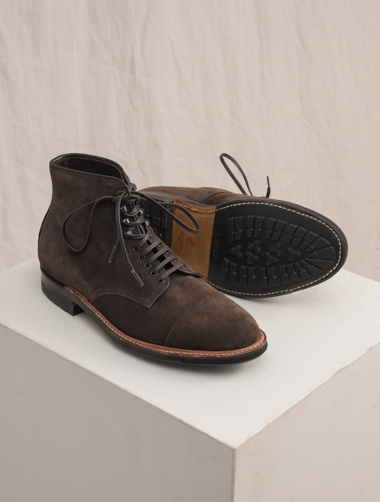 Suede Jumper Boot Brown | Gabucci