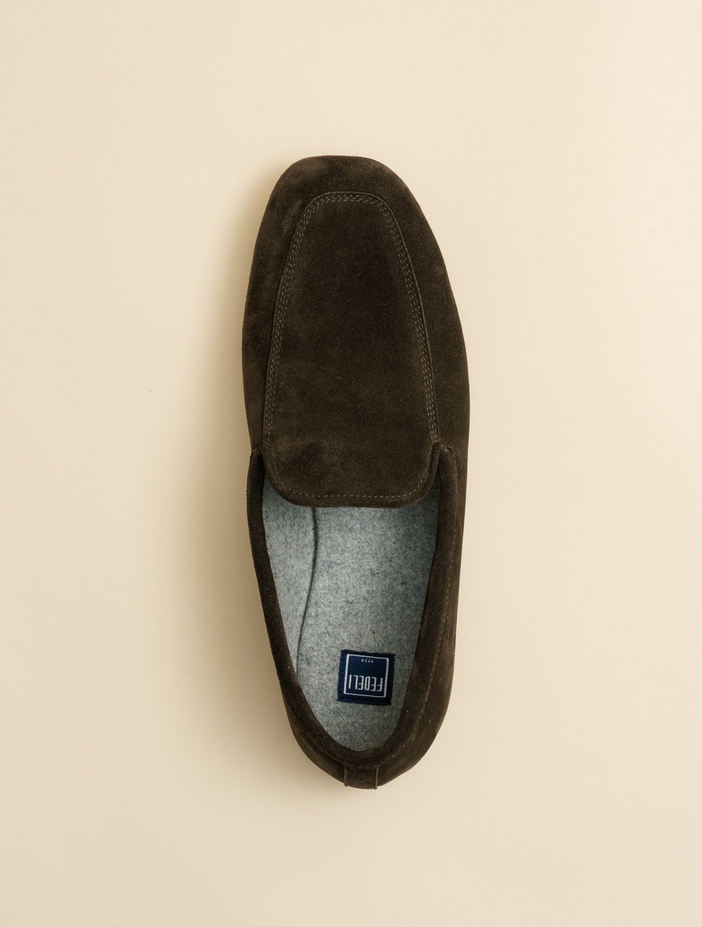 Suede Slippers Brown Fedeli S