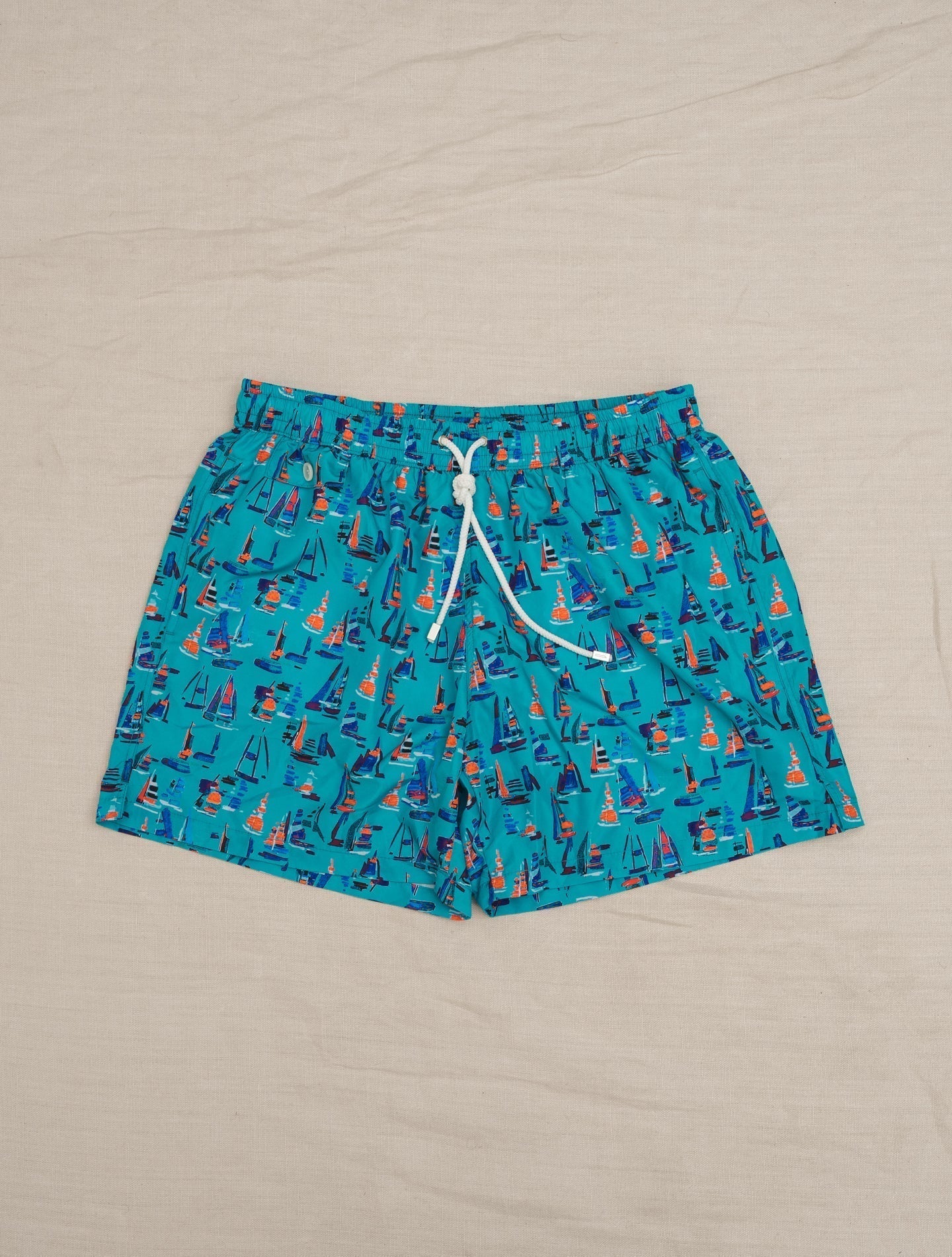 Swim Shorts Blue Cesare Attolini Swimwear M