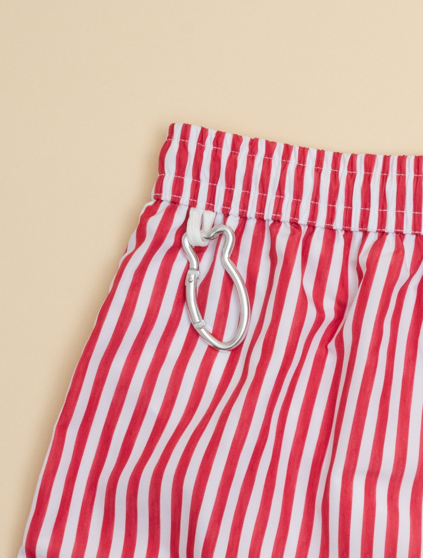 Swim Trunk Madeira Airstop Striped Swimtrunks Red Fedeli Swimwear M