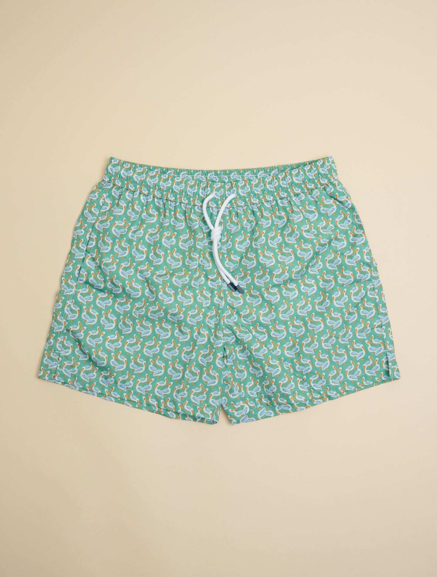 Swin Trunks Madeira Airstop Pelican Green Fedeli Swimwear M