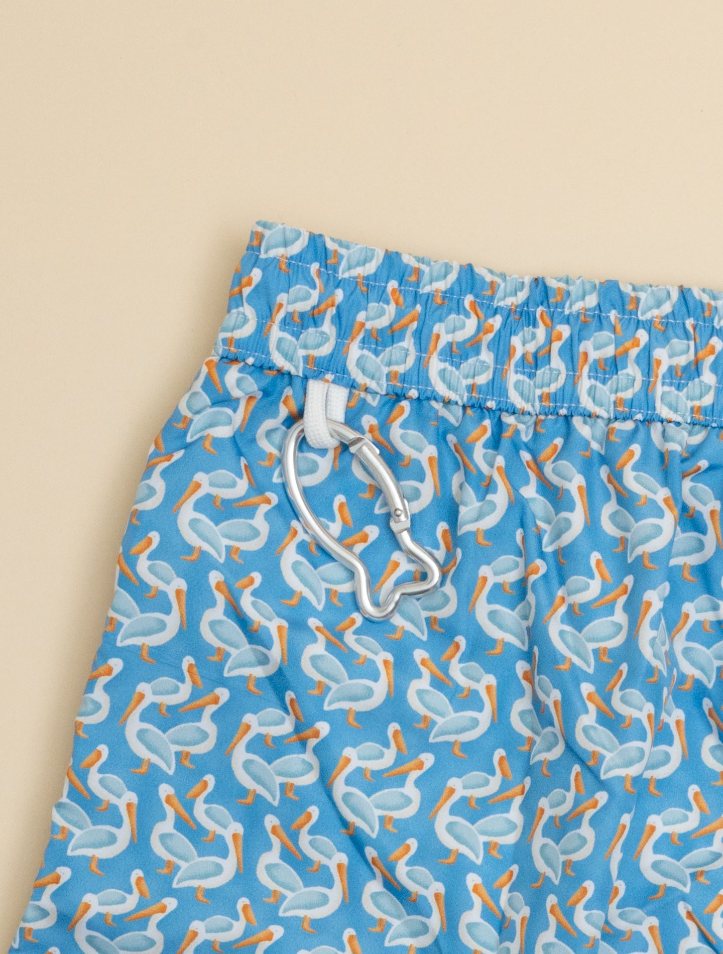 Swin Trunks Madeira Airstop Pelican Sky Blue Fedeli Swimwear M